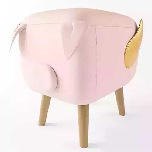 Ottoman Piggy 3D model
