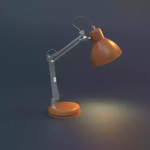 Desk Lamp Low Poly Low-poly 3D model