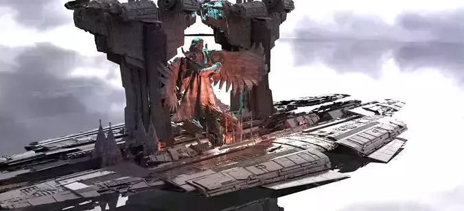 Space Station Floating lord Base