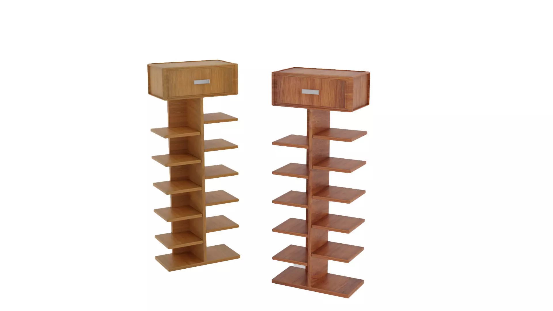 wooden shoe rack Free 3D model