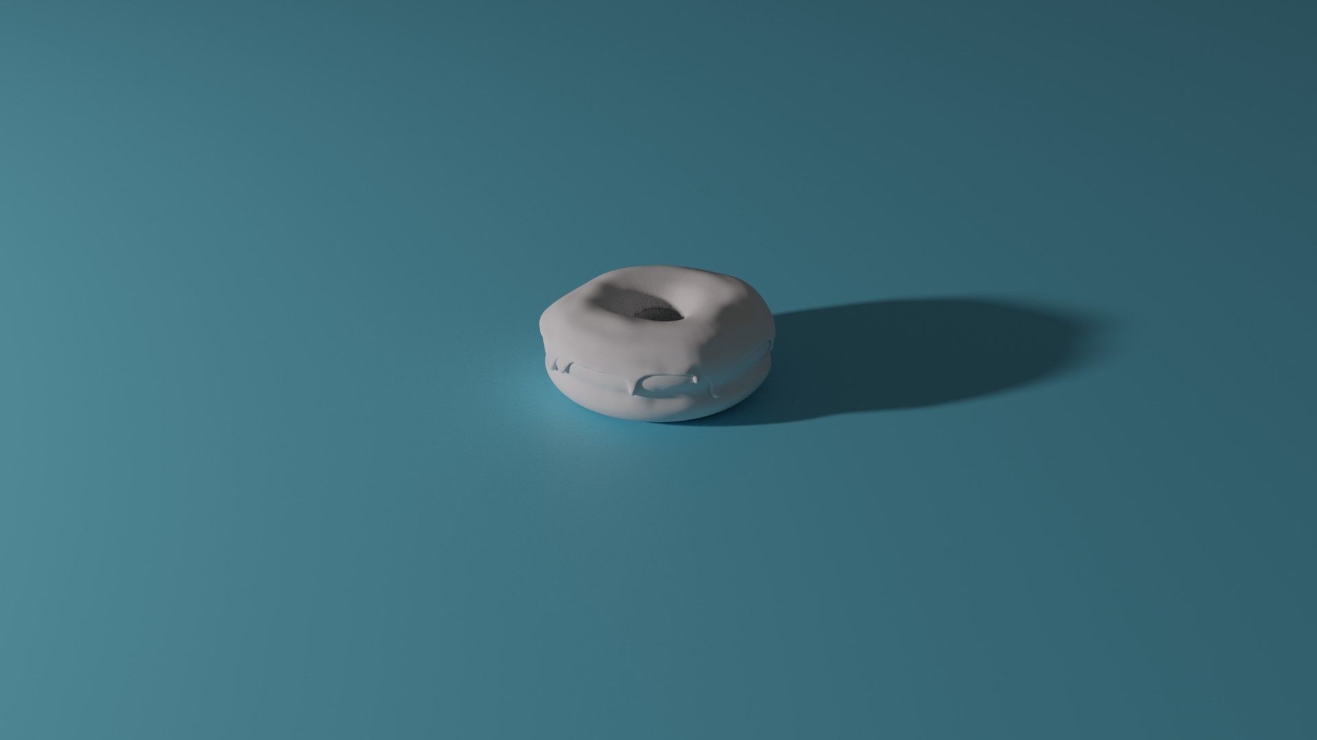 Donut with sprinkles 3D model_6