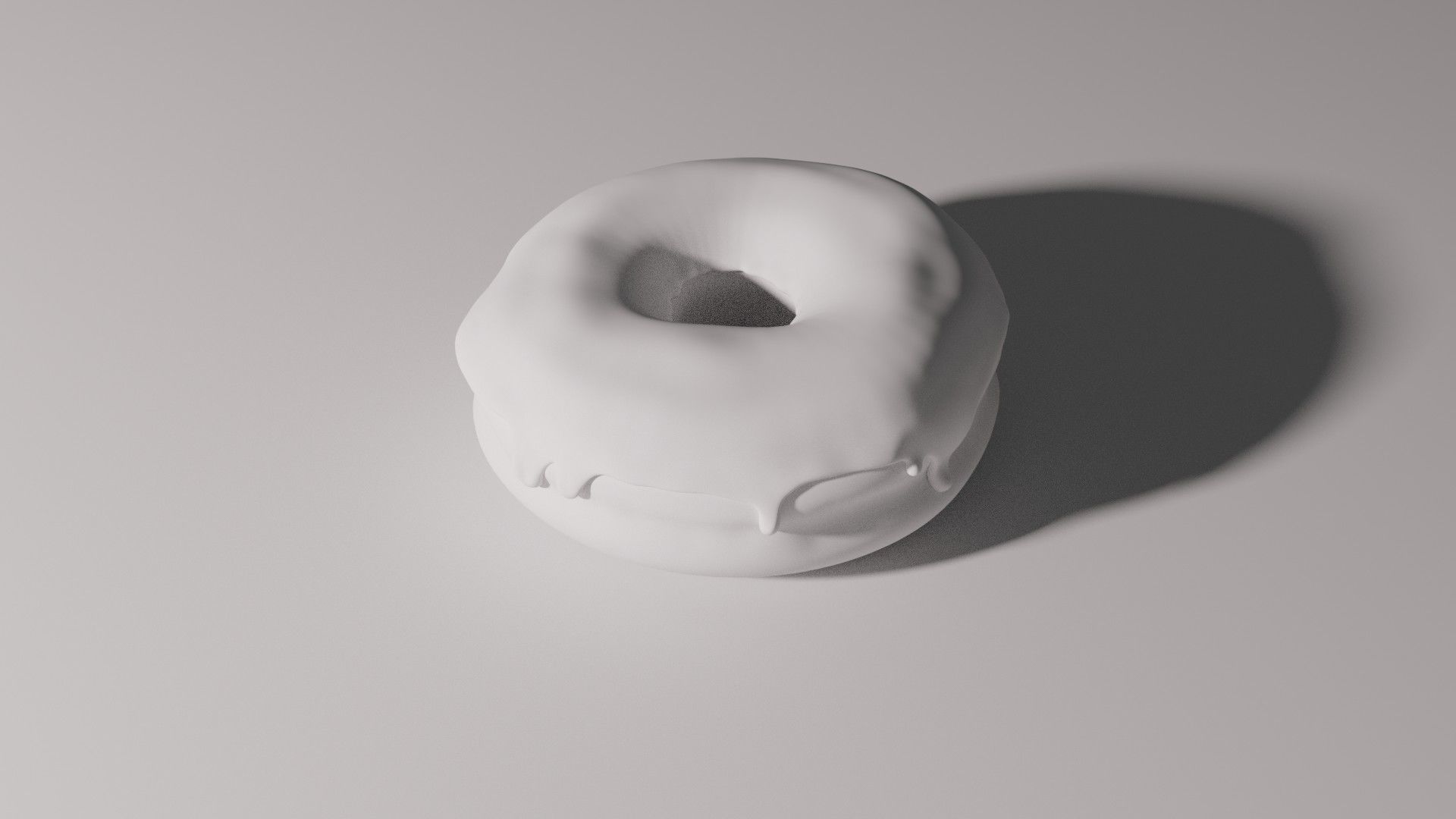 Donut with sprinkles 3D model_5