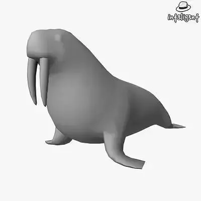 Low Poly Walrus