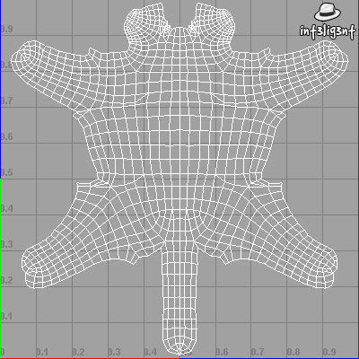 Low Poly Cheetah panther Low-poly 3D model_6