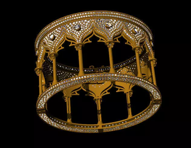 Unique bracelet 3D print model_0