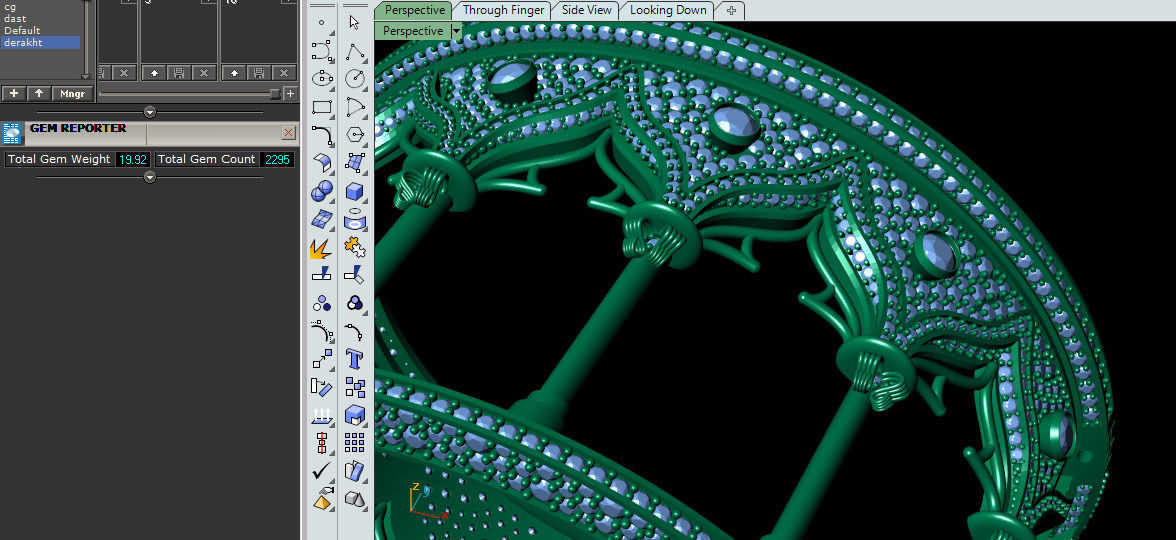 Unique bracelet 3D print model_5