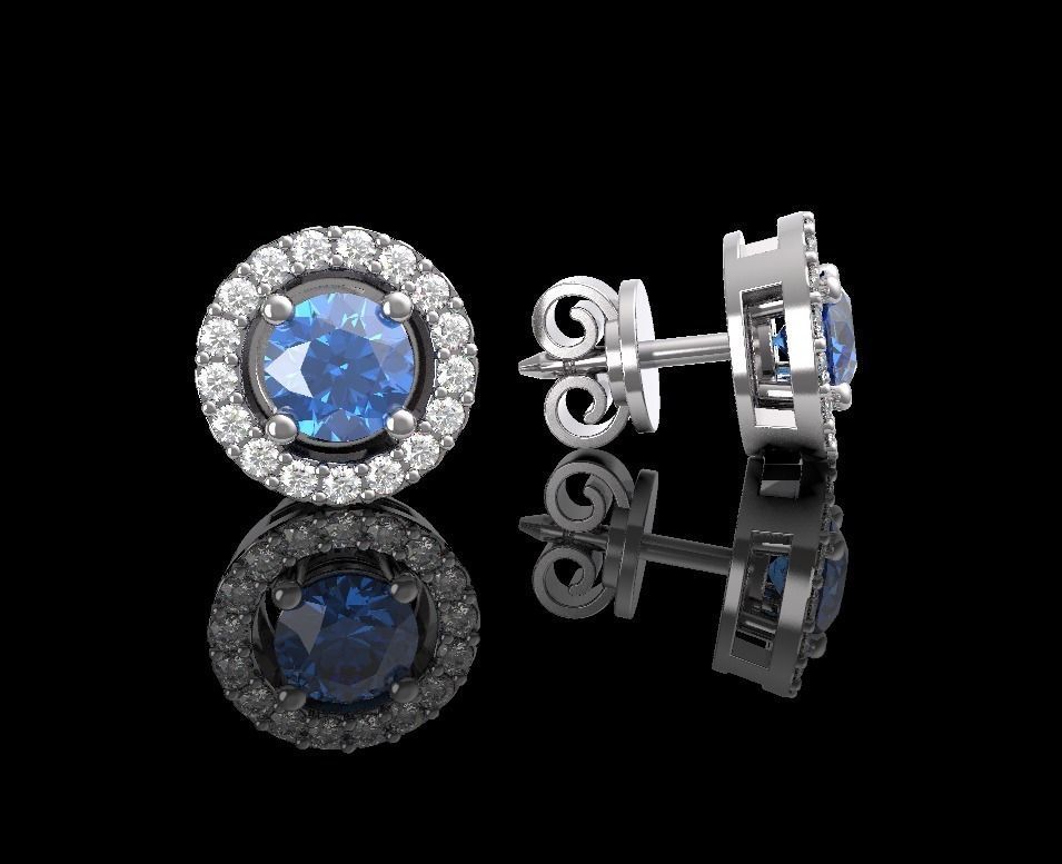 Transformer stud earrings 2 in 1 3D print model_2