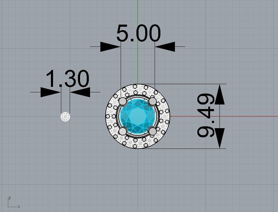 Transformer stud earrings 2 in 1 3D print model_12