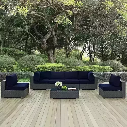 Person Seating Group with Sunbrella Cushions 3D model