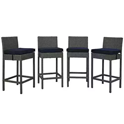 Patio Bar Stool with Cushion