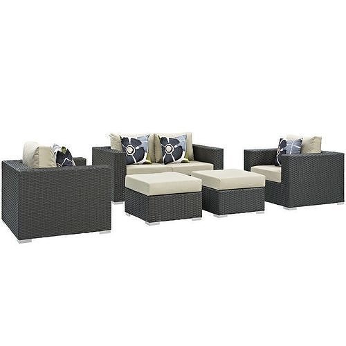 Person Seating Group with Sunbrella Cushions 3D model 2