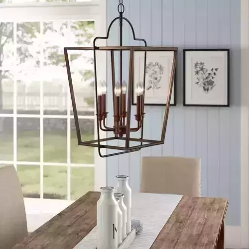 Khaleesi Lantern Geometric Chandelier - 2 Colour
