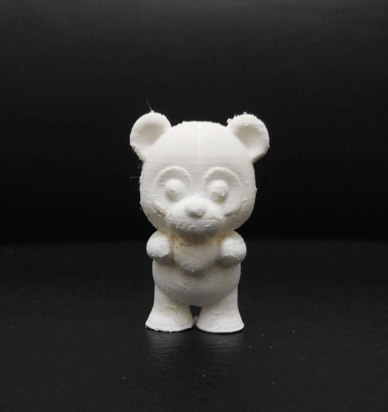 Cute Panda Heart 3D print model_8