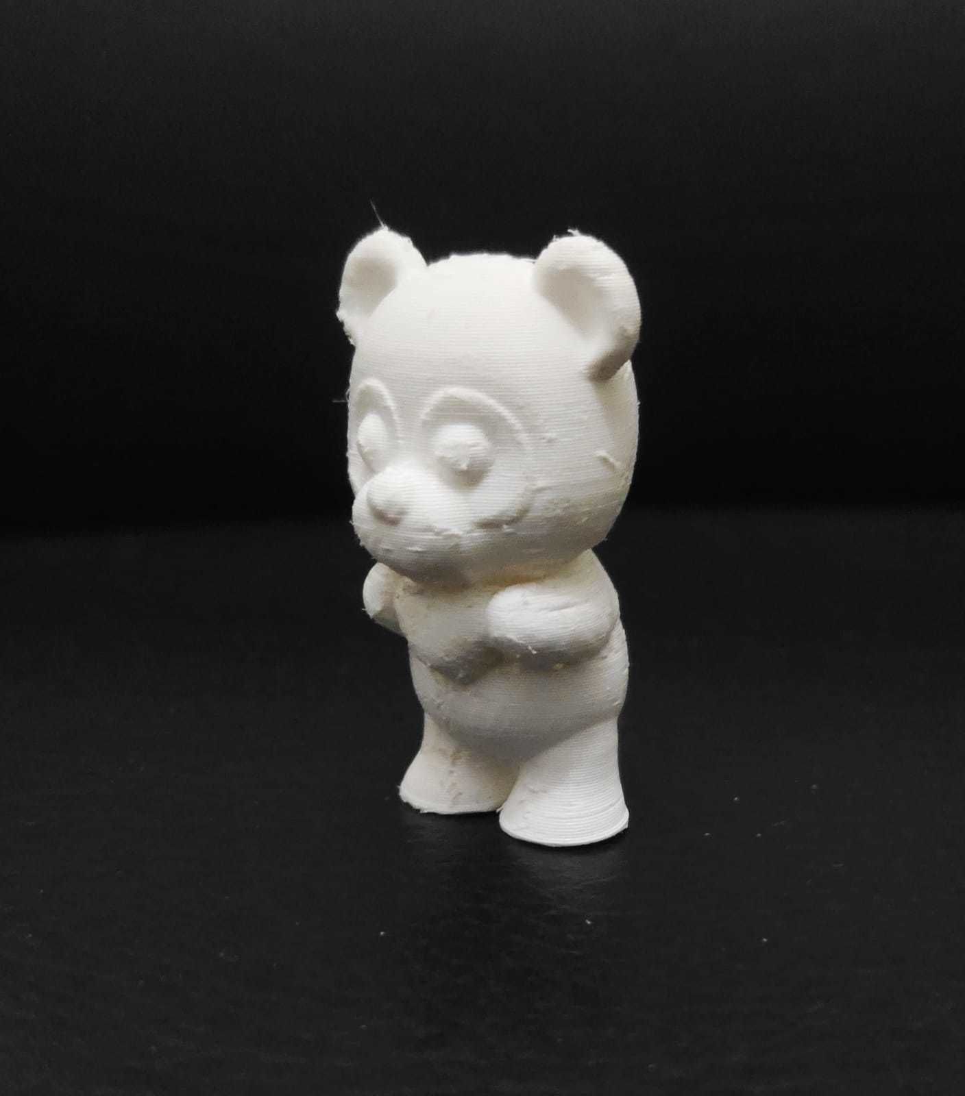 Cute Panda Heart 3D print model_9