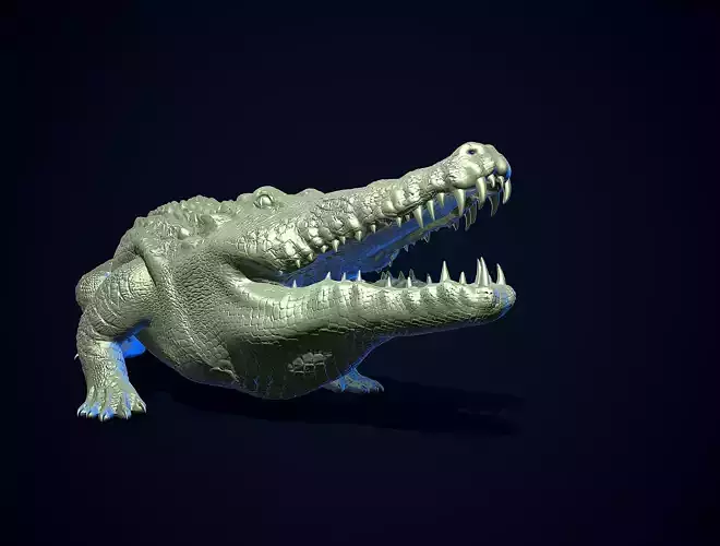 CROCODILE printready 3D print model
