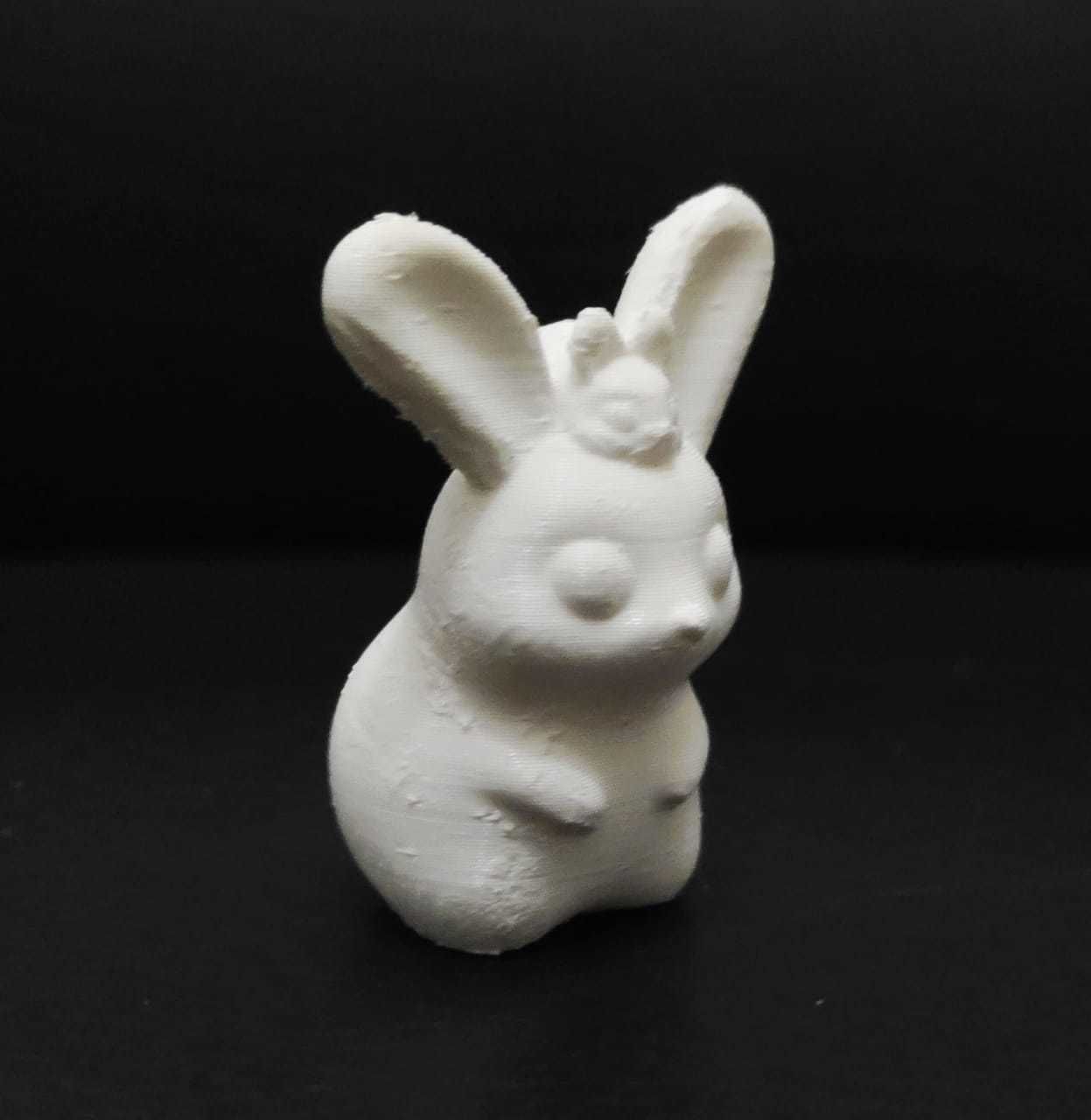 Bunny and Baby 3D print model_7