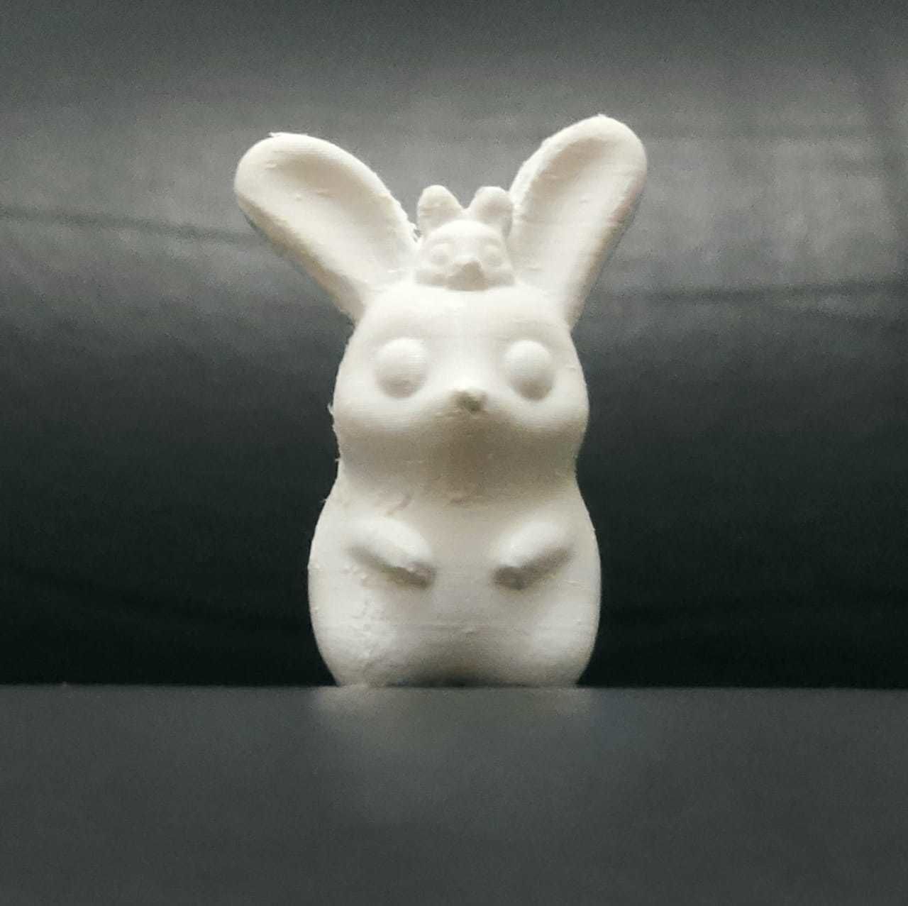 Bunny and Baby 3D print model_3