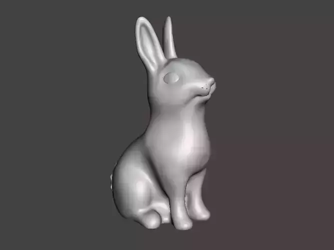 Sitting bunny