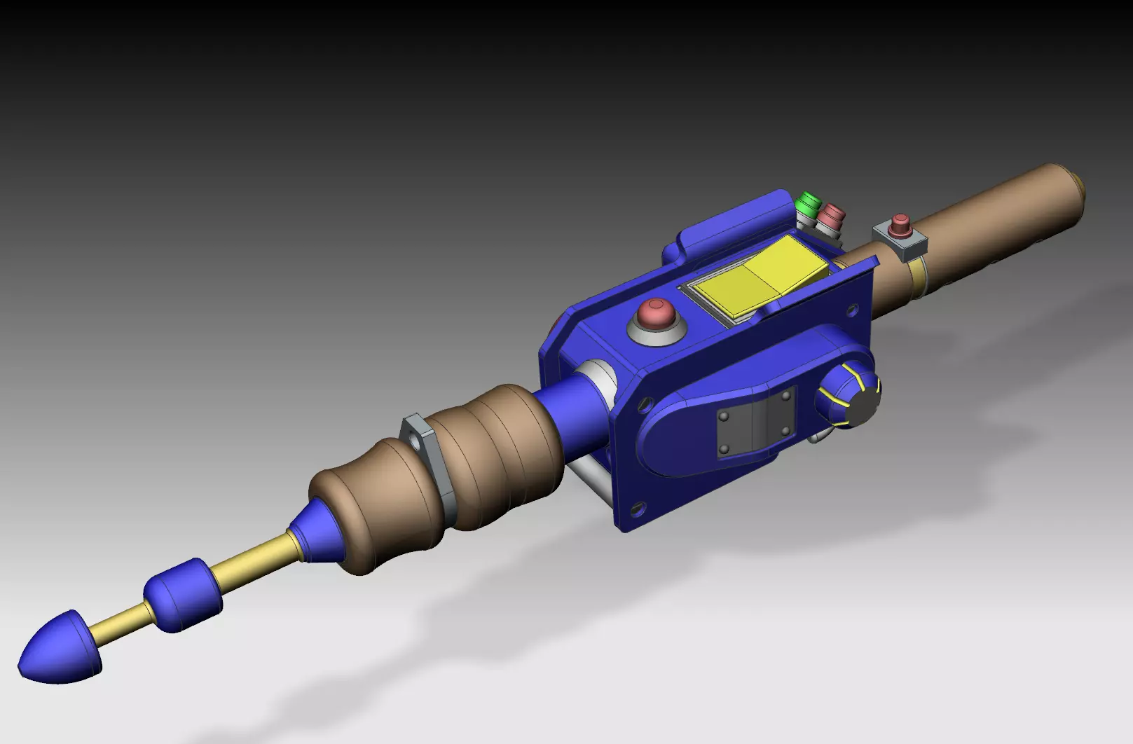 Real Ghostbusters Proton Pack Wand 3D print model