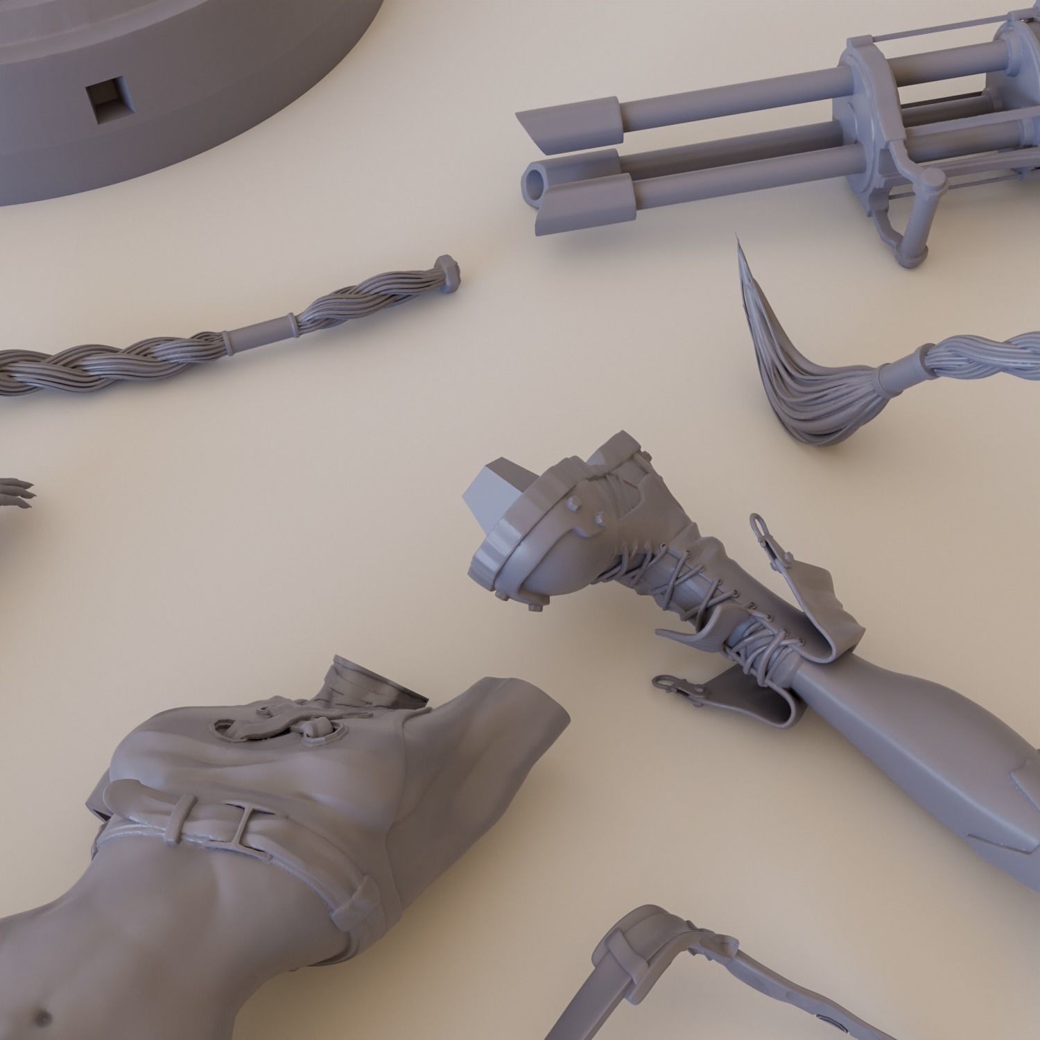 Jinx light up 3D print model_13