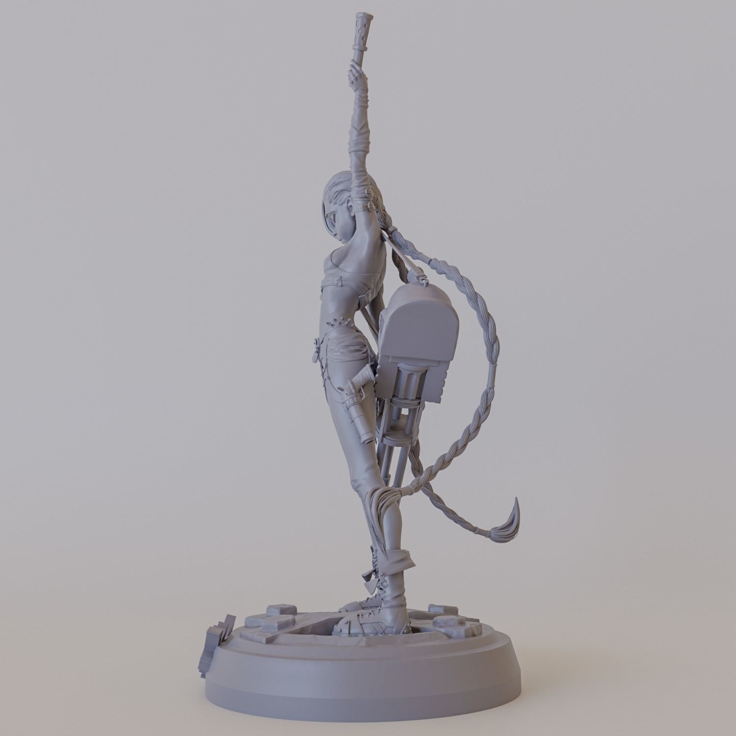 Jinx light up 3D print model_7