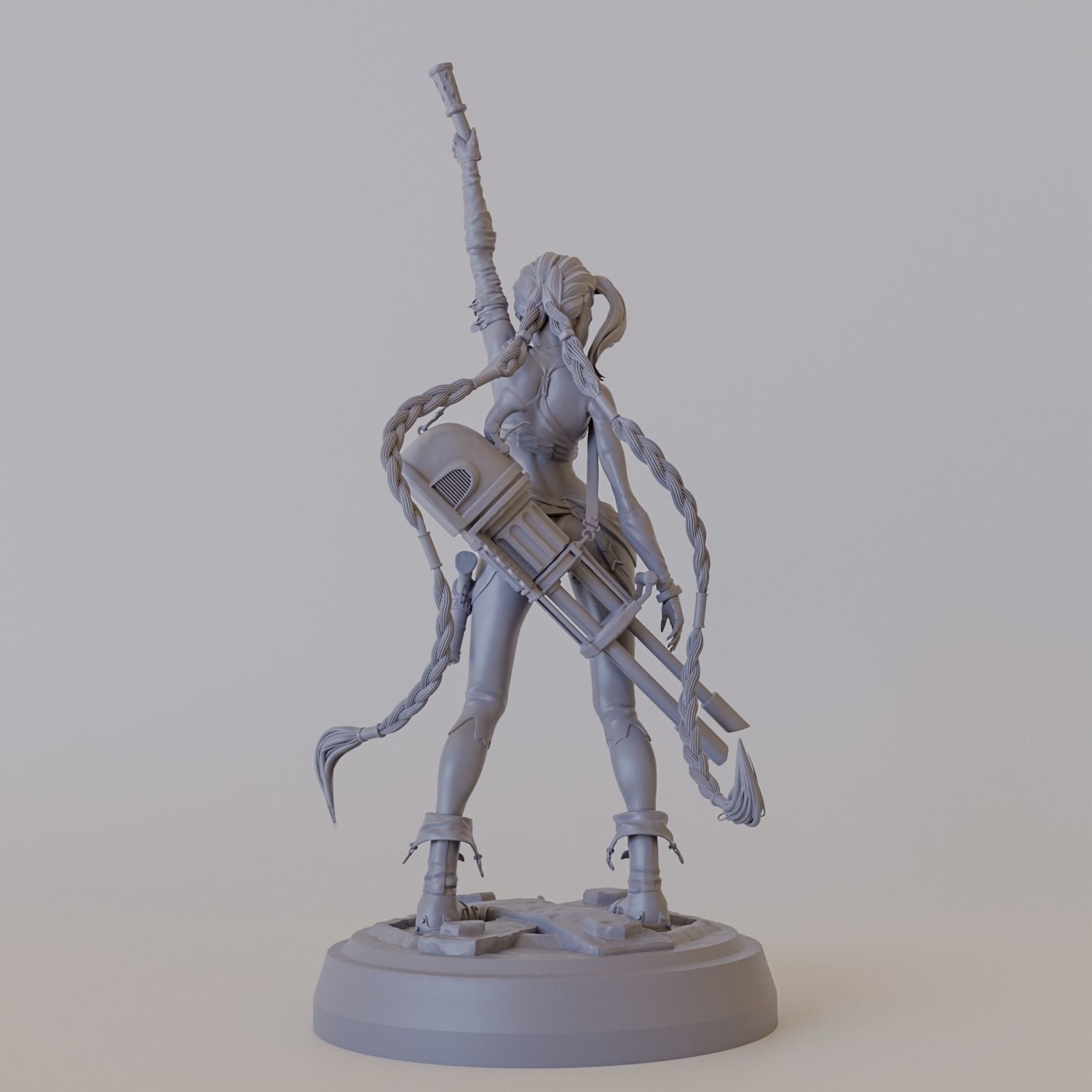 Jinx light up 3D print model_5