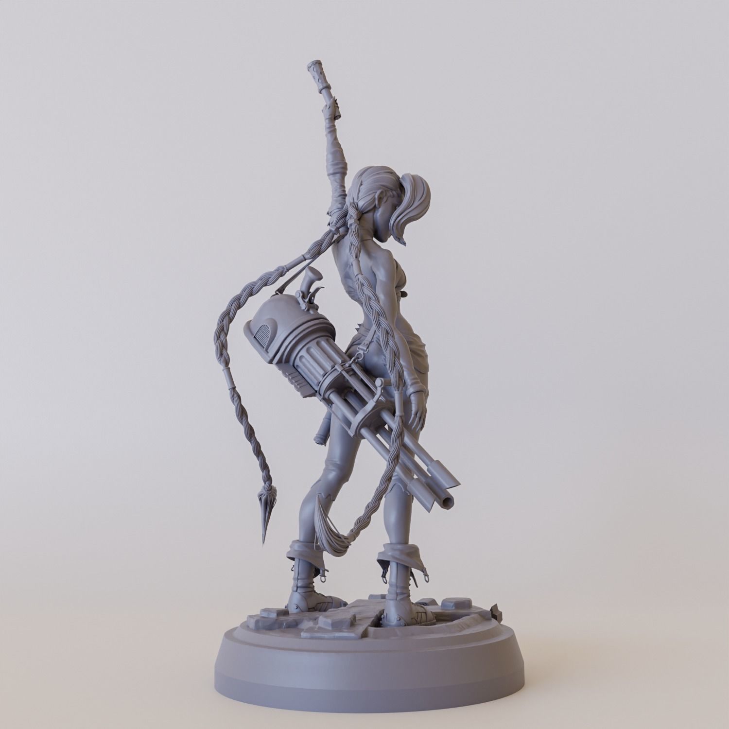 Jinx light up 3D print model_4
