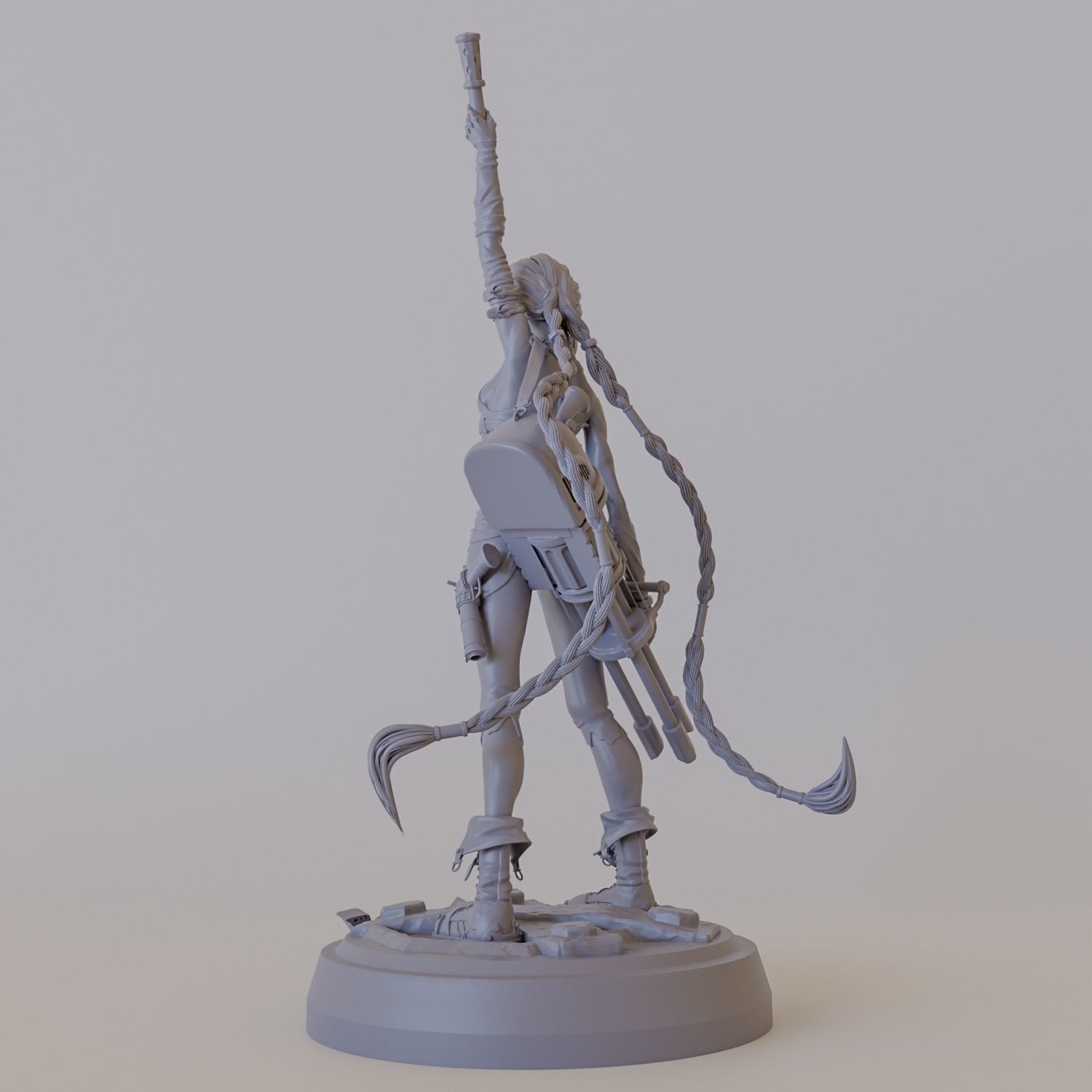 Jinx light up 3D print model_6