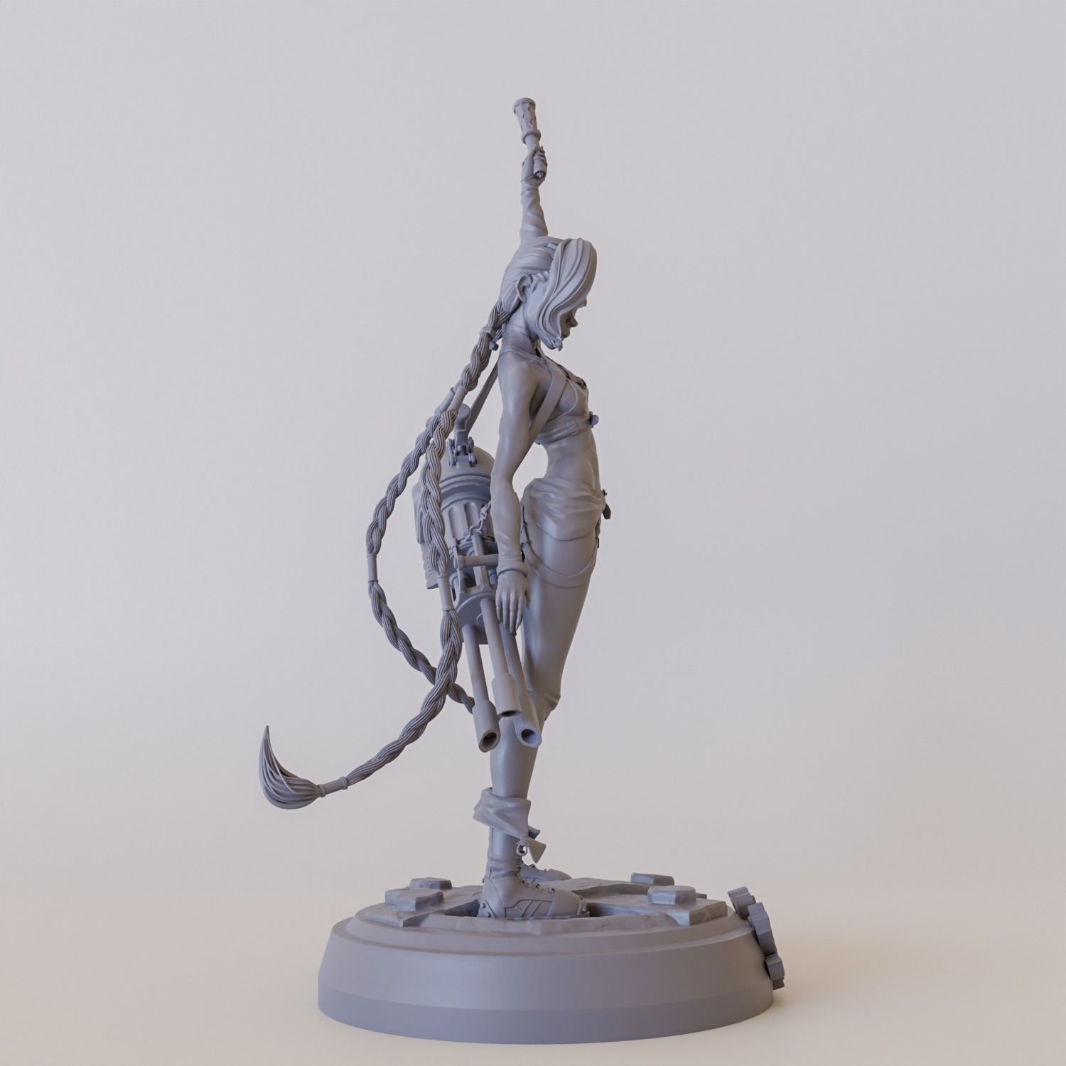 Jinx light up 3D print model_3