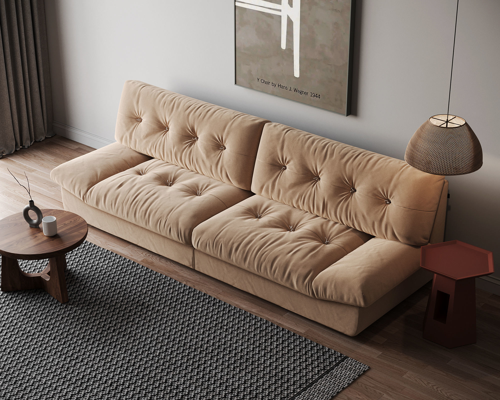 Living Room Interior ID 225 3D model_3