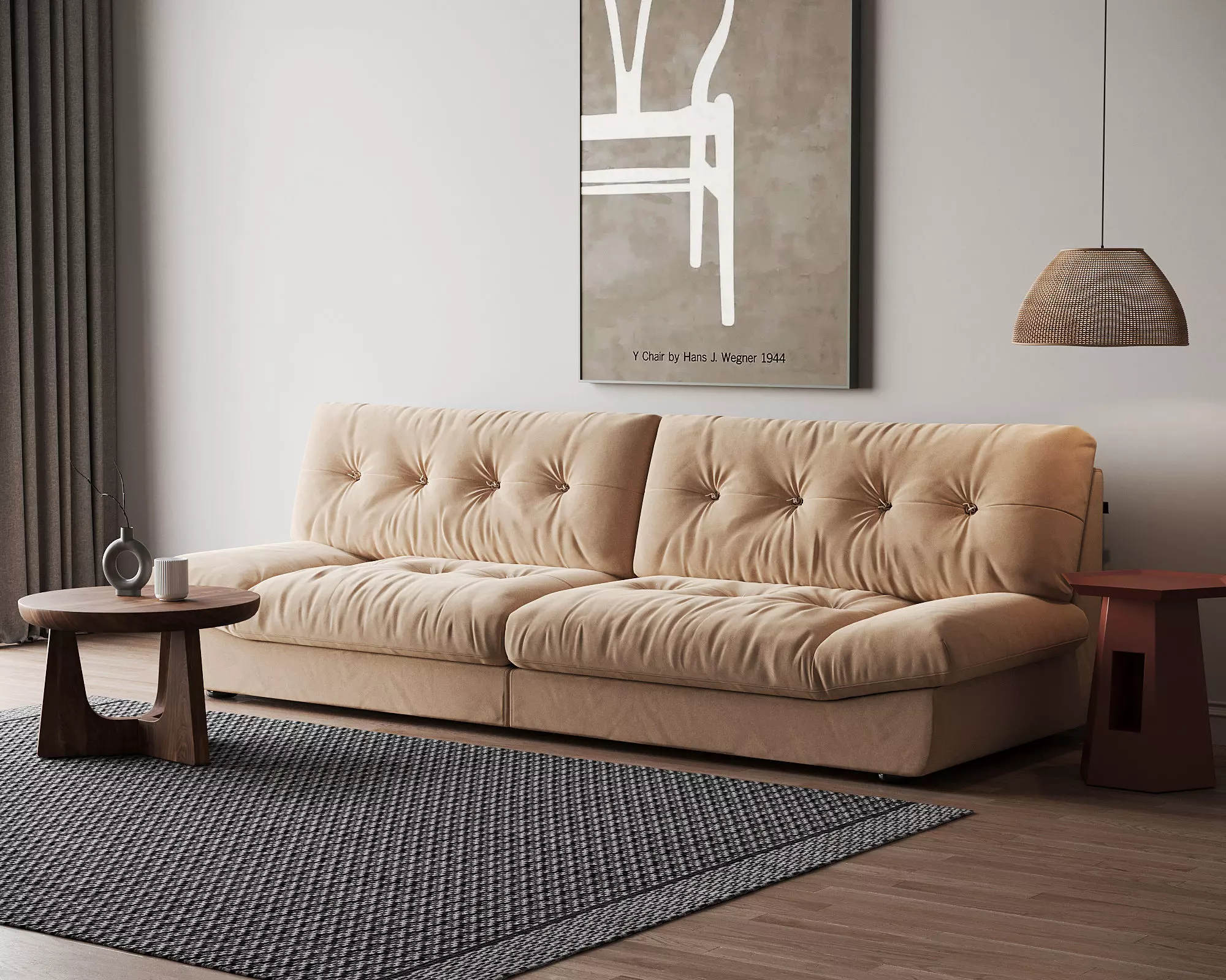 Living Room Interior ID 225 3D model_0