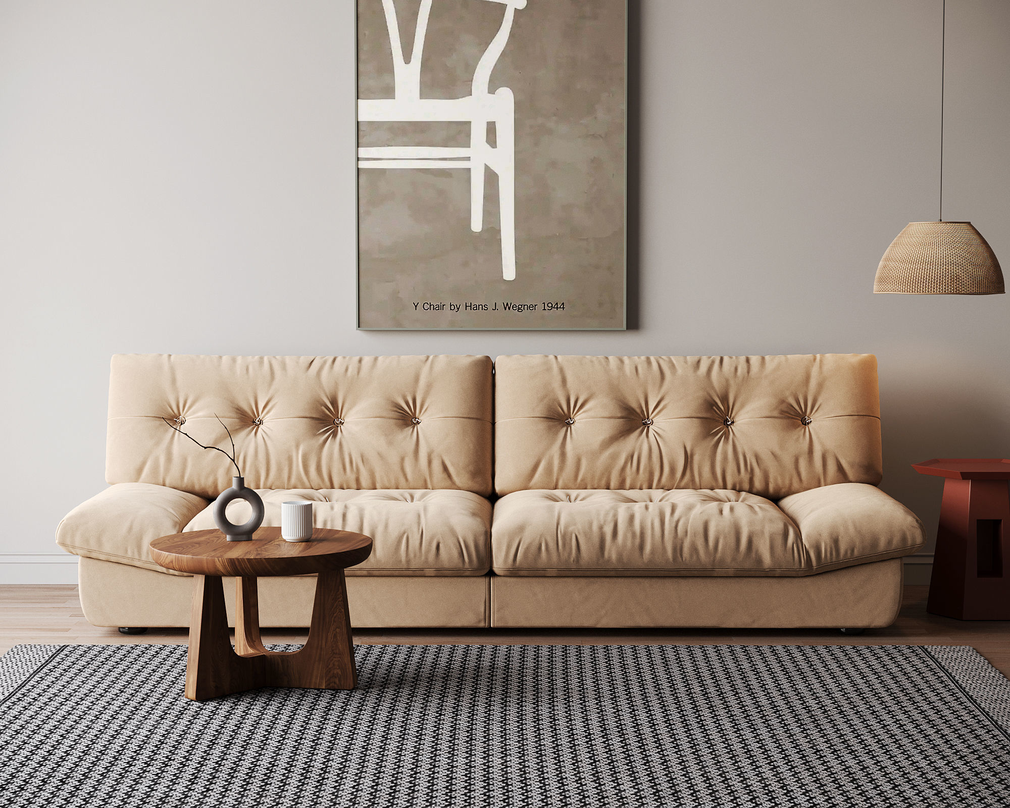 Living Room Interior ID 225 3D model_1