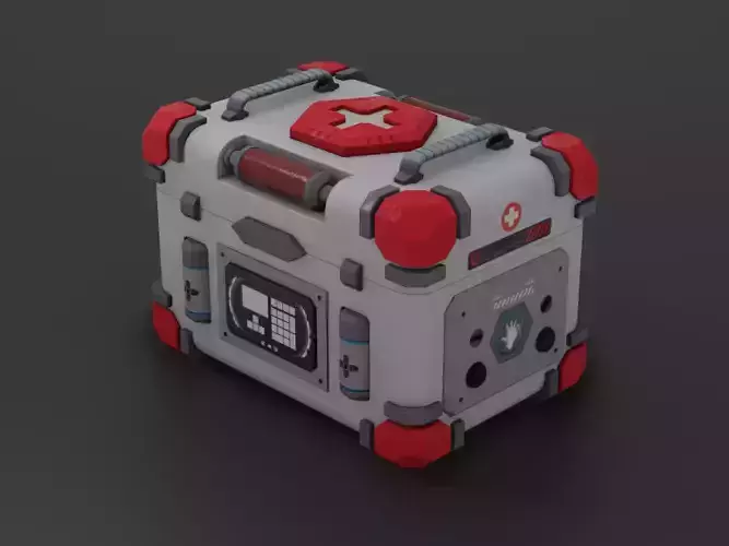 Futuristic Medical Kit Box