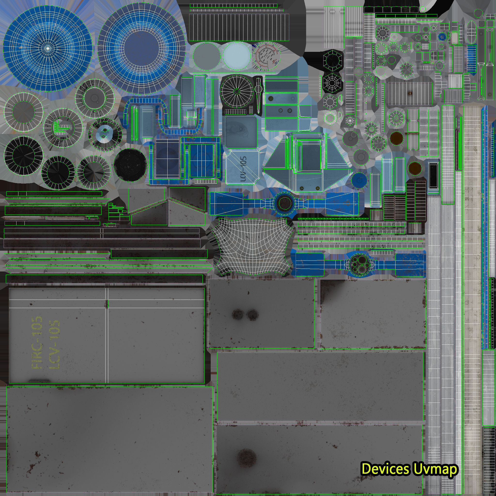 Multisection centrifugal  water pump Low-poly 3D model_25