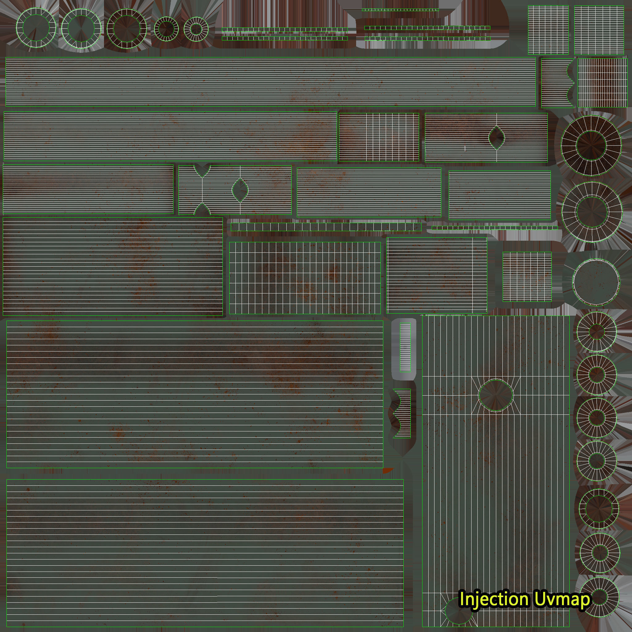 Multisection centrifugal  water pump Low-poly 3D model_28
