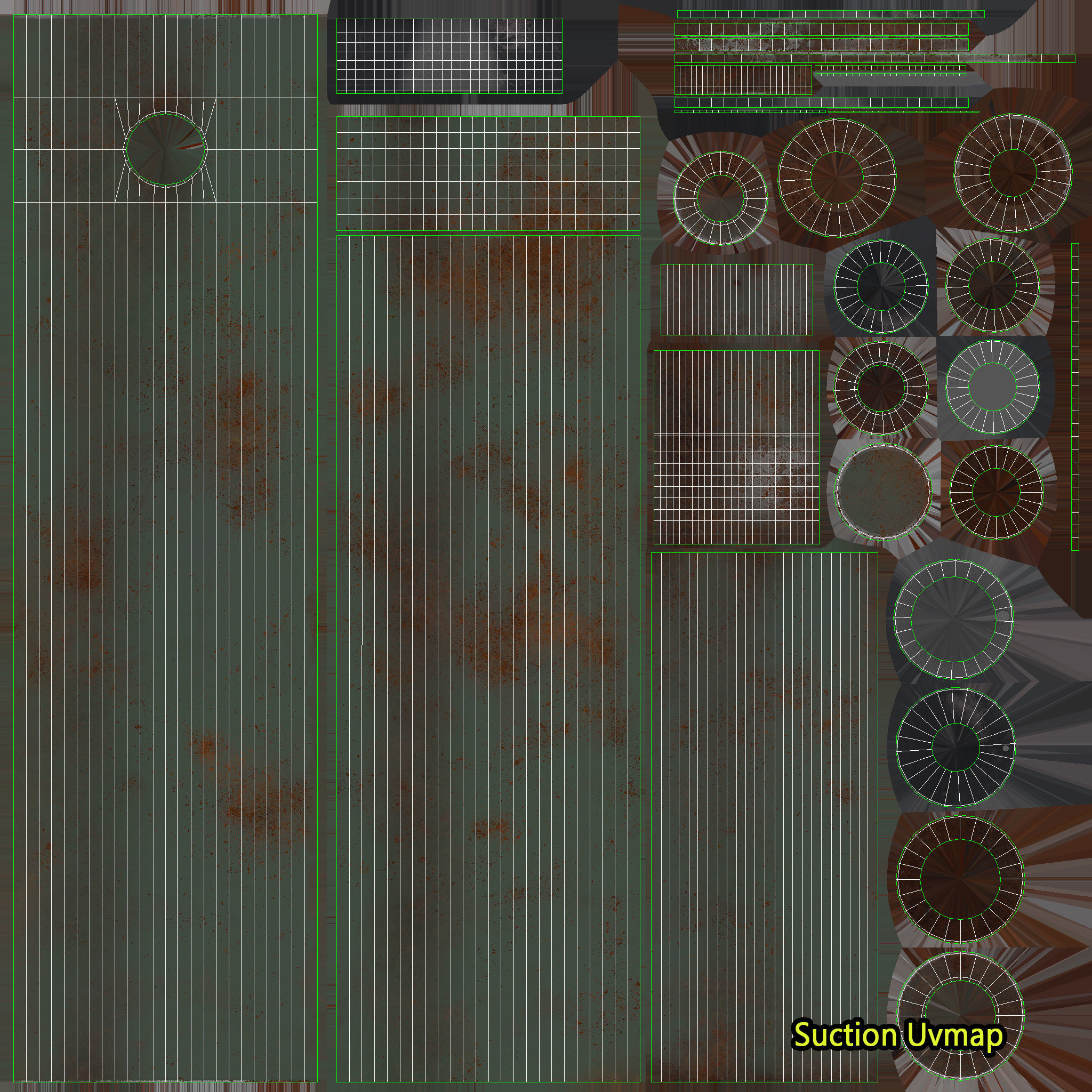 Multisection centrifugal  water pump Low-poly 3D model_30