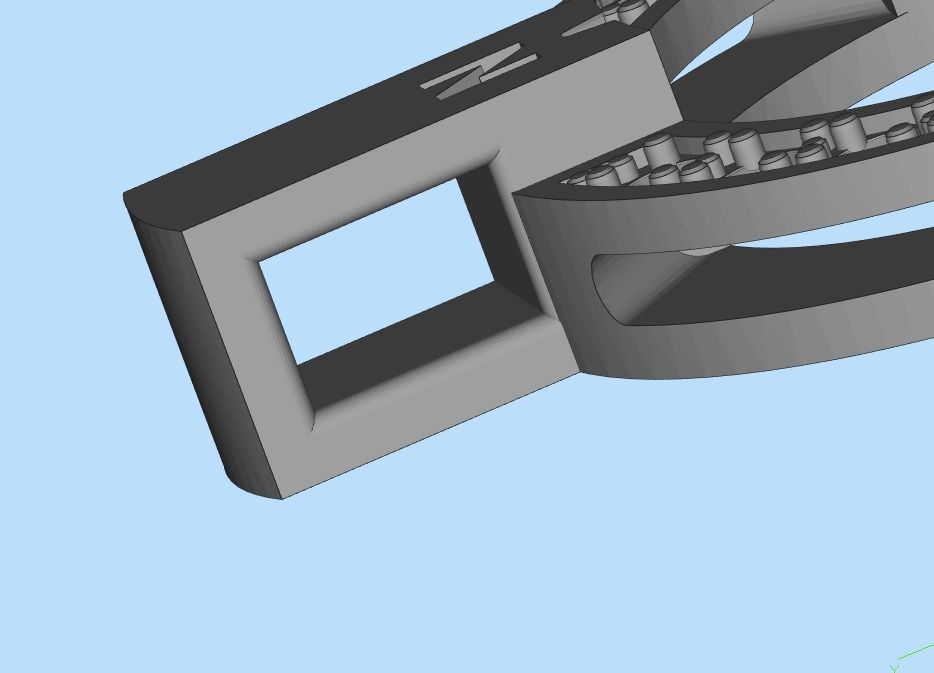 pendant wind rose 3D print model_35