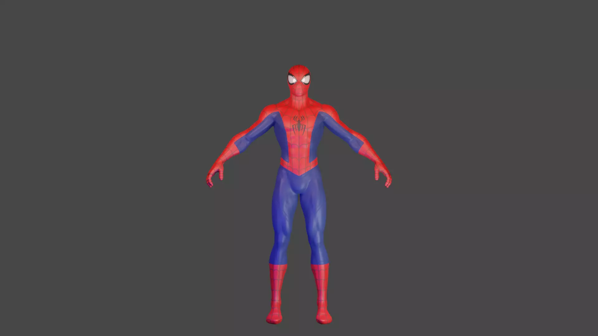 Spiderman Skin--Fortnite Low-poly 3D model