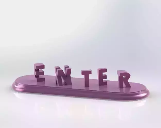 3D Stand for 3D printing ENTER EXIT 3D print model 3D print model