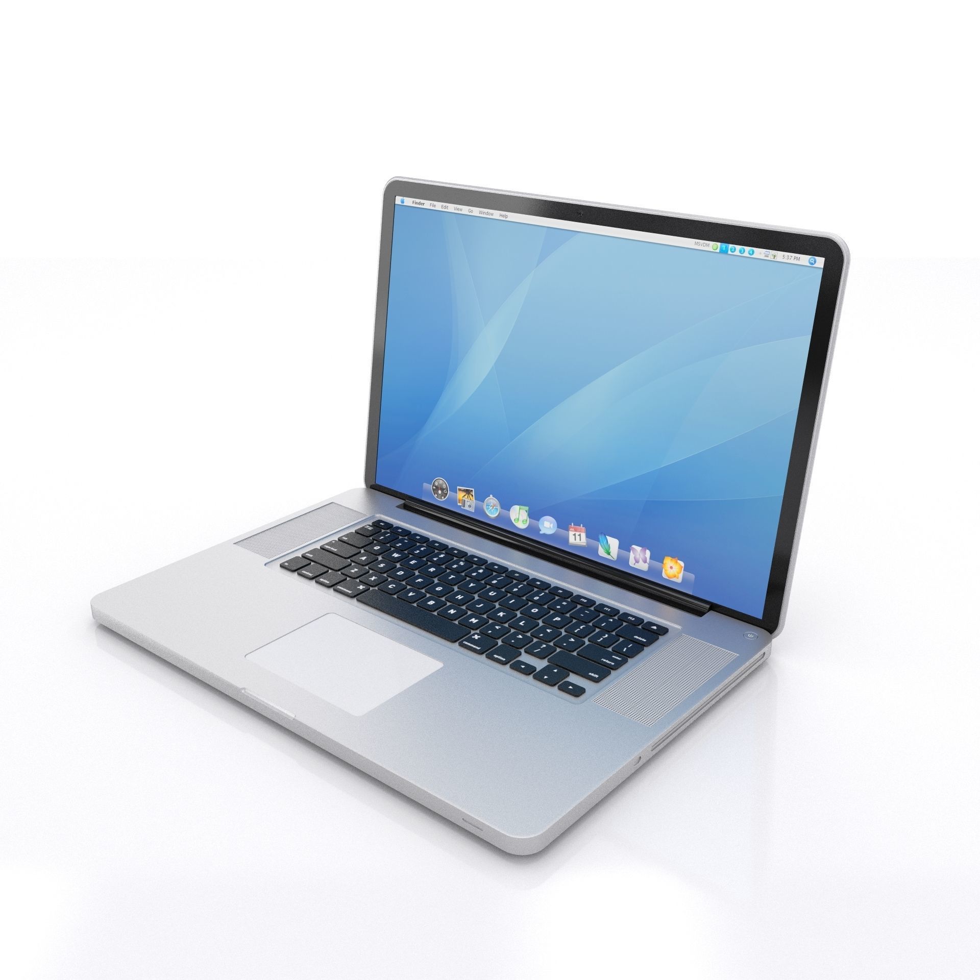 Mac Book 17pp 3D model_3