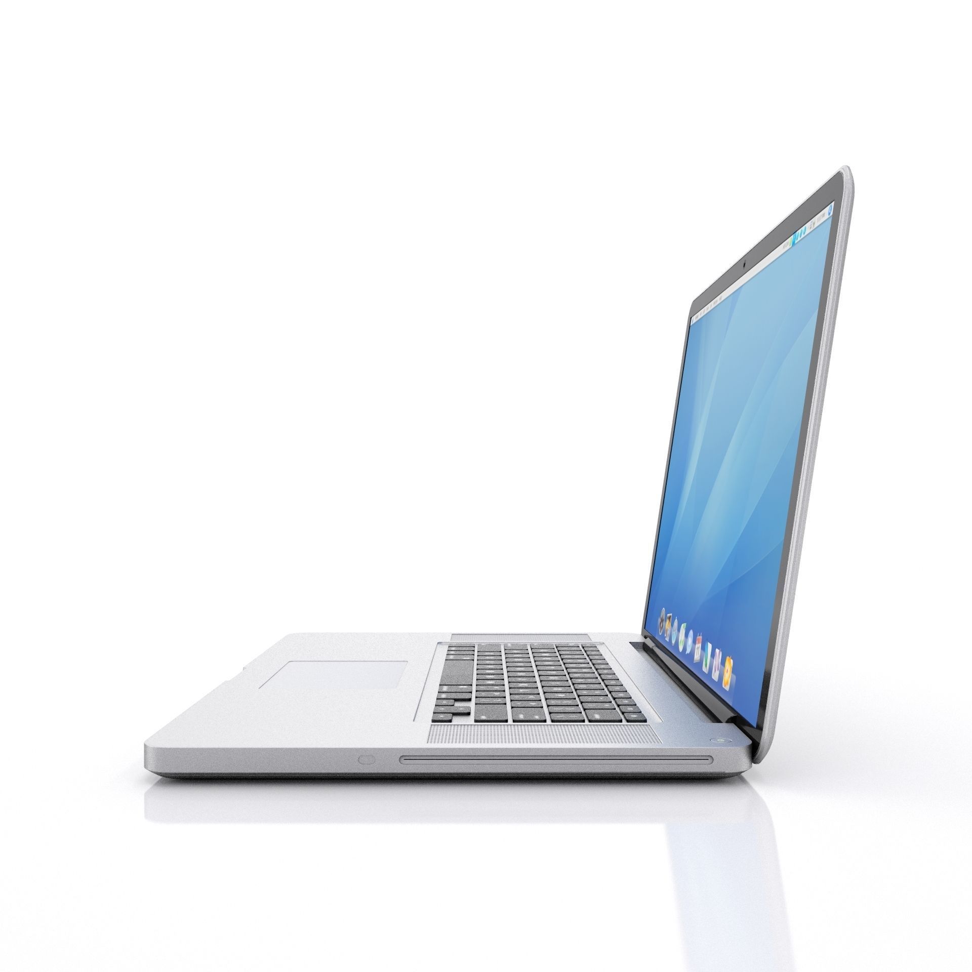 Mac Book 17pp 3D model_4