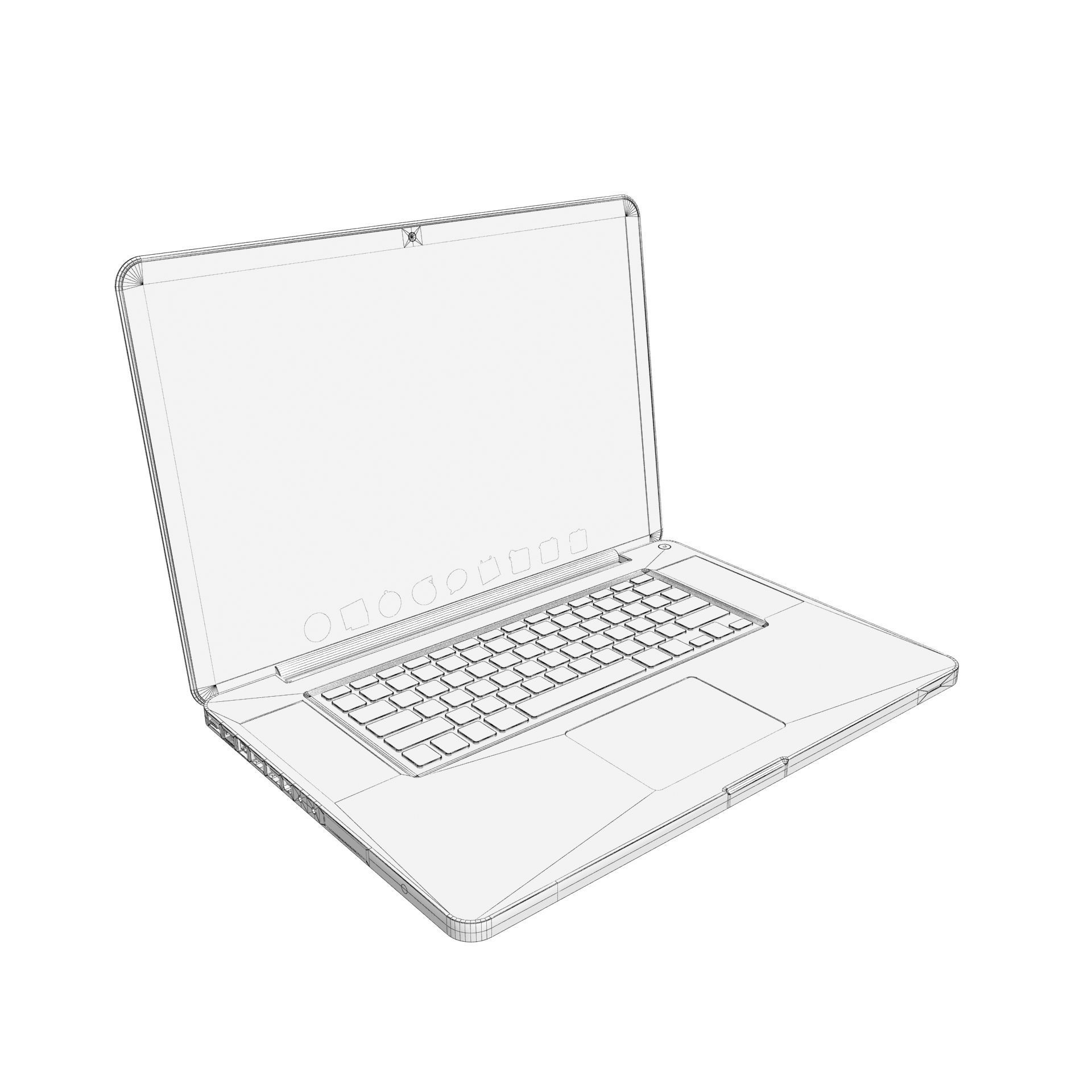 Mac Book 17pp 3D model_10
