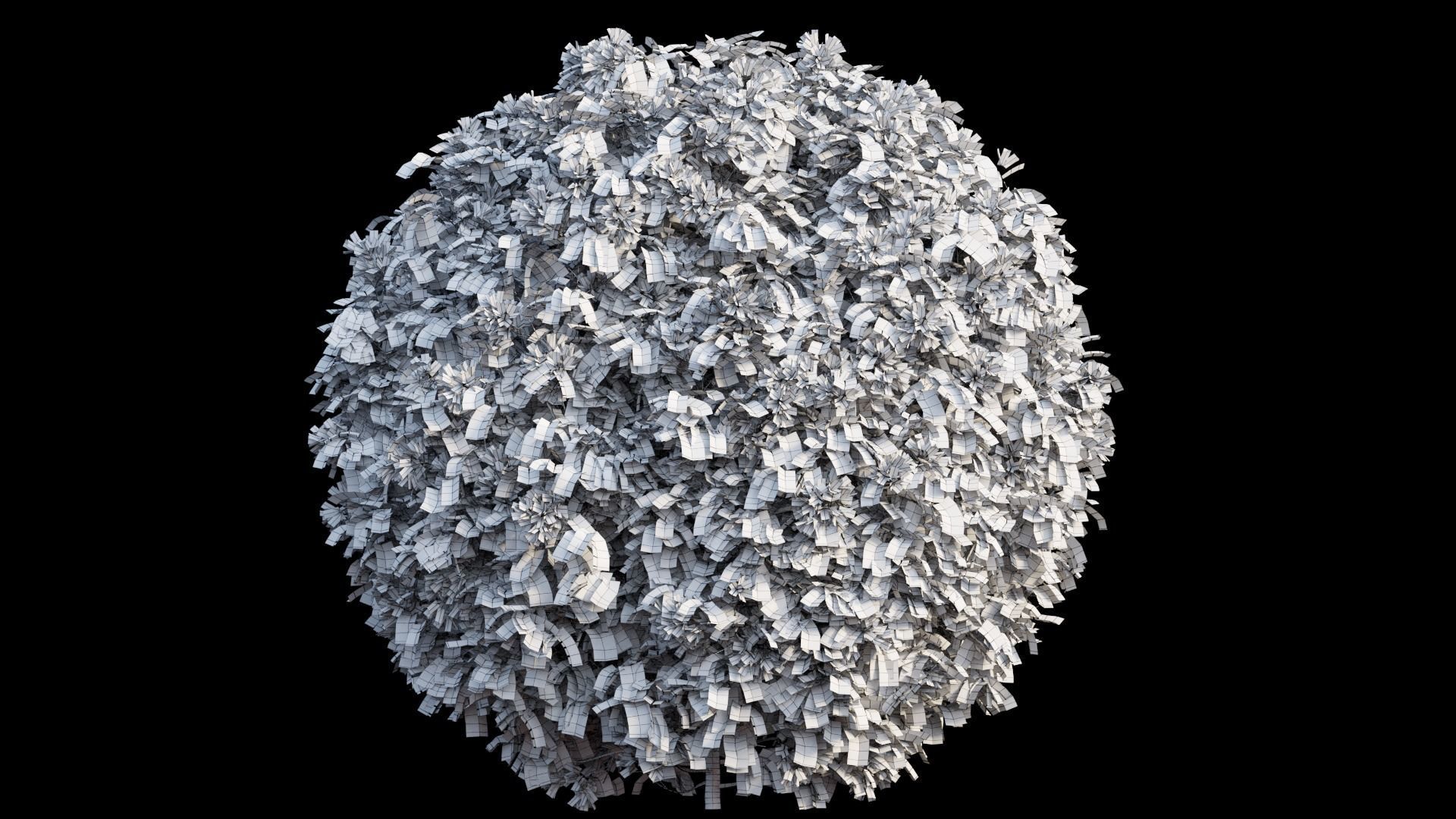 Bougainvillea plant set 04 3D model_9