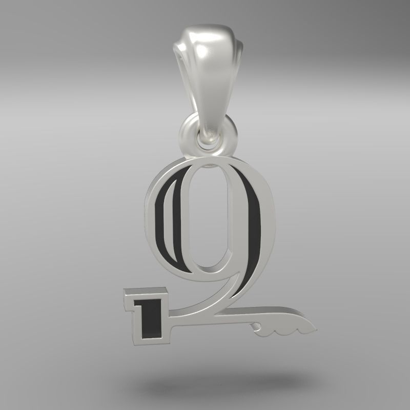 Decorative Letter Z 3D print model_29