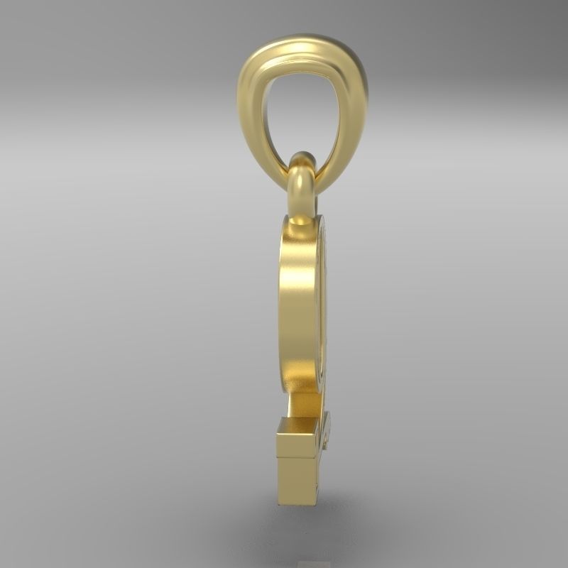 Decorative Letter Z 3D print model_14