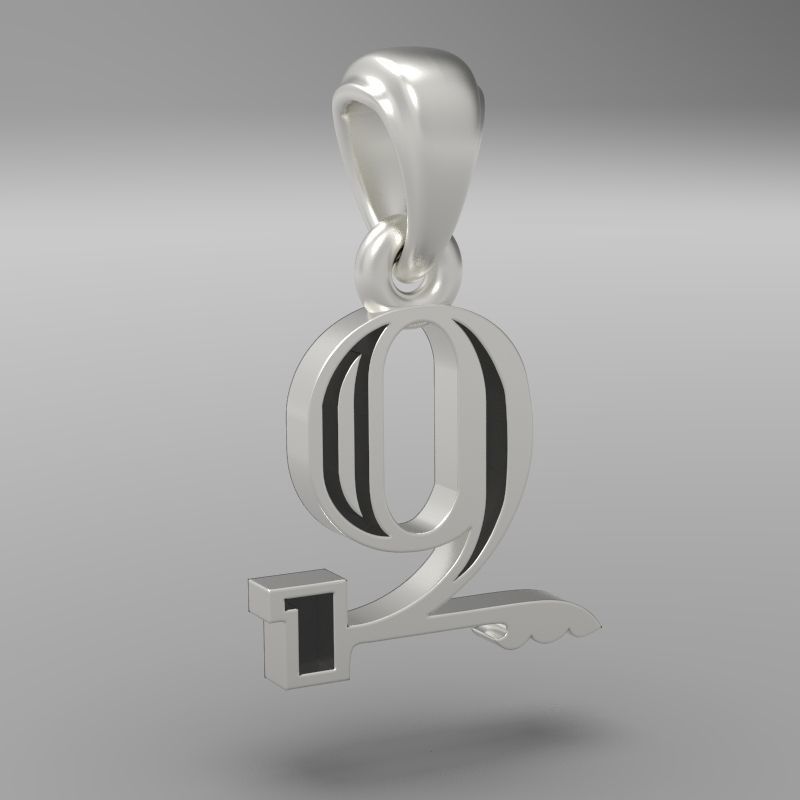 Decorative Letter Z 3D print model_28