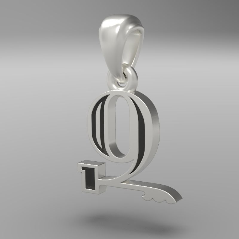 Decorative Letter Z 3D print model_20