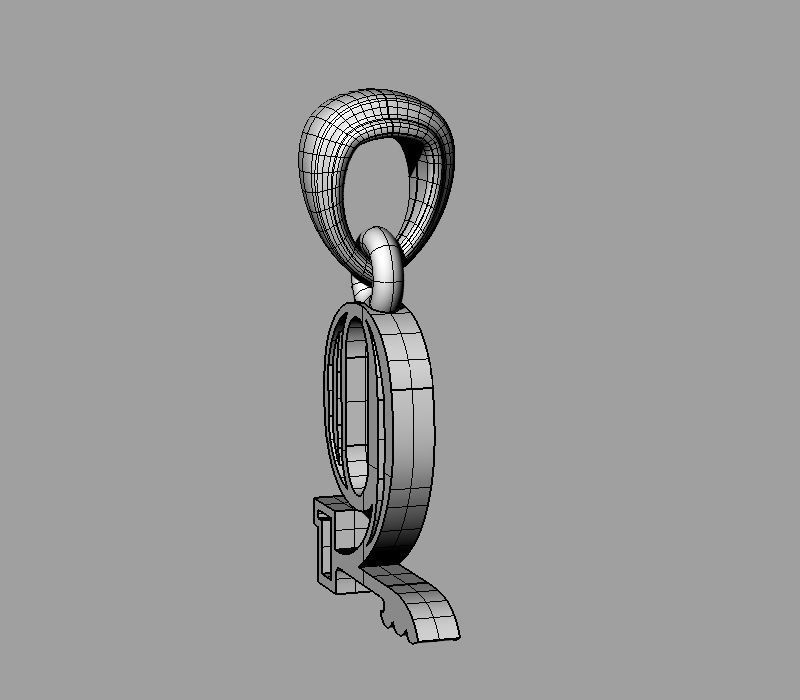 Decorative Letter Z 3D print model_4
