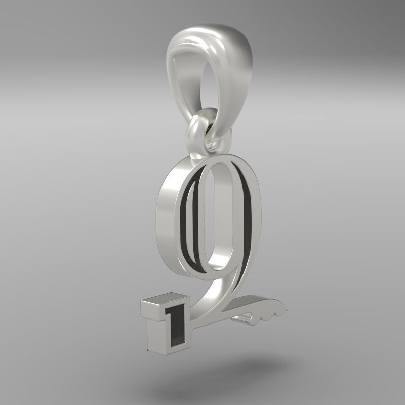Decorative Letter Z 3D print model_27