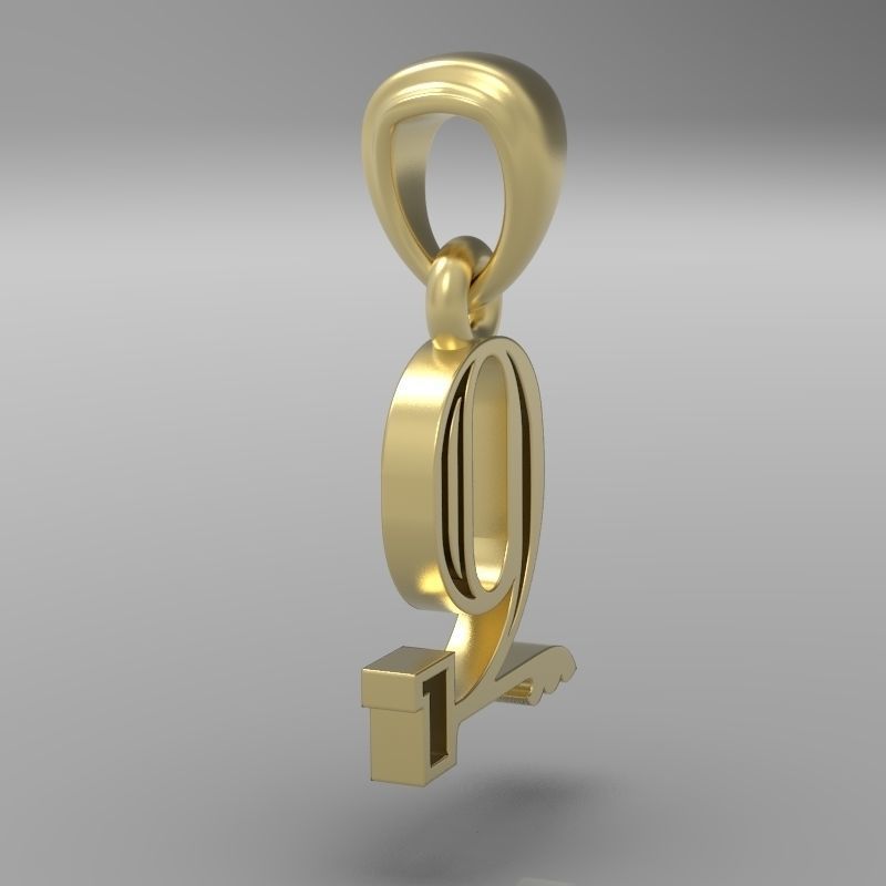 Decorative Letter Z 3D print model_15